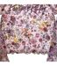 Womens/ladies Purple Rain Floral Mesh Logo Long-sleeved Crop Top Pink Prince-3