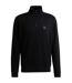 Mens Terrycloth Sweatshirt Black Boss-1