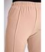 Pantalon droit taille élastiquée maille côtelée-5
