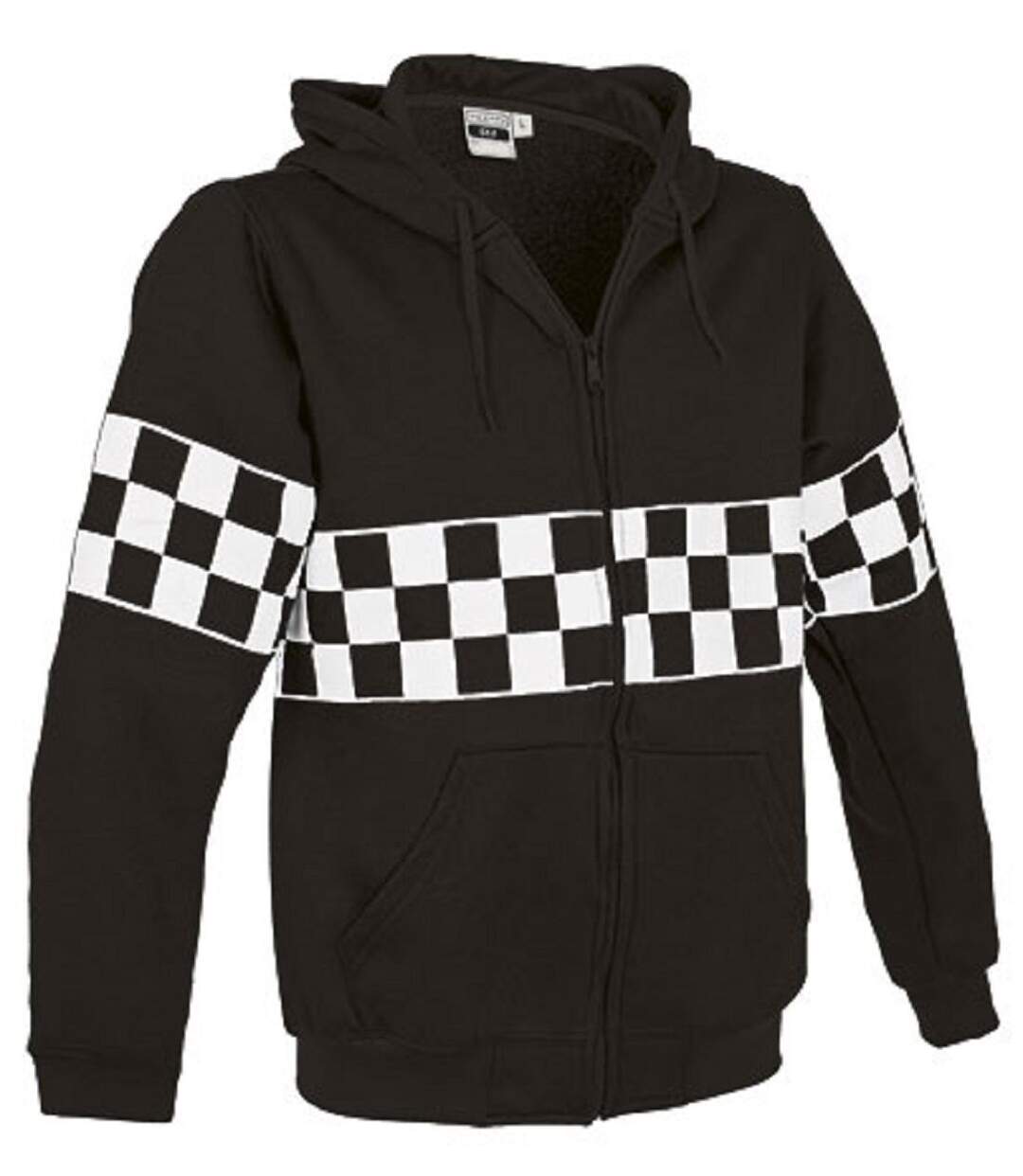 Veste sweat à capuche - Homme - REF SKA - noir