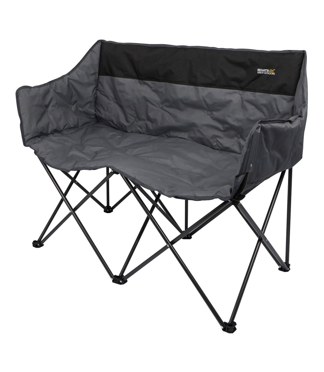 Chaise de camping navas taille unique noir / anthracite Regatta-2