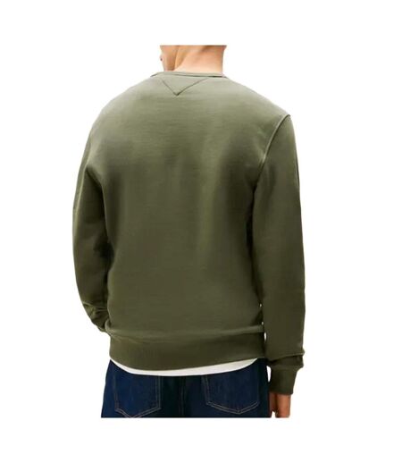 Sweat kaki homme tommy hilfiger tjm reg badge