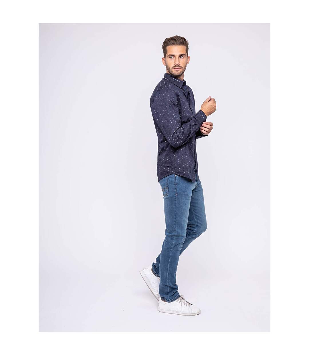 Chemise manches longues motifs TANAKA-4