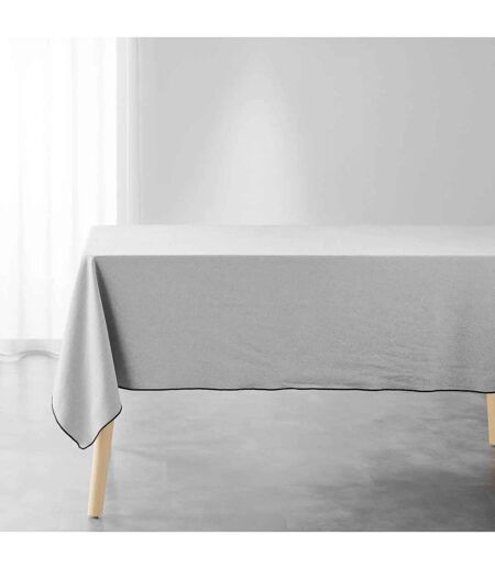 Nappe en Coton Mistraline 140x240cm Gris Chiné