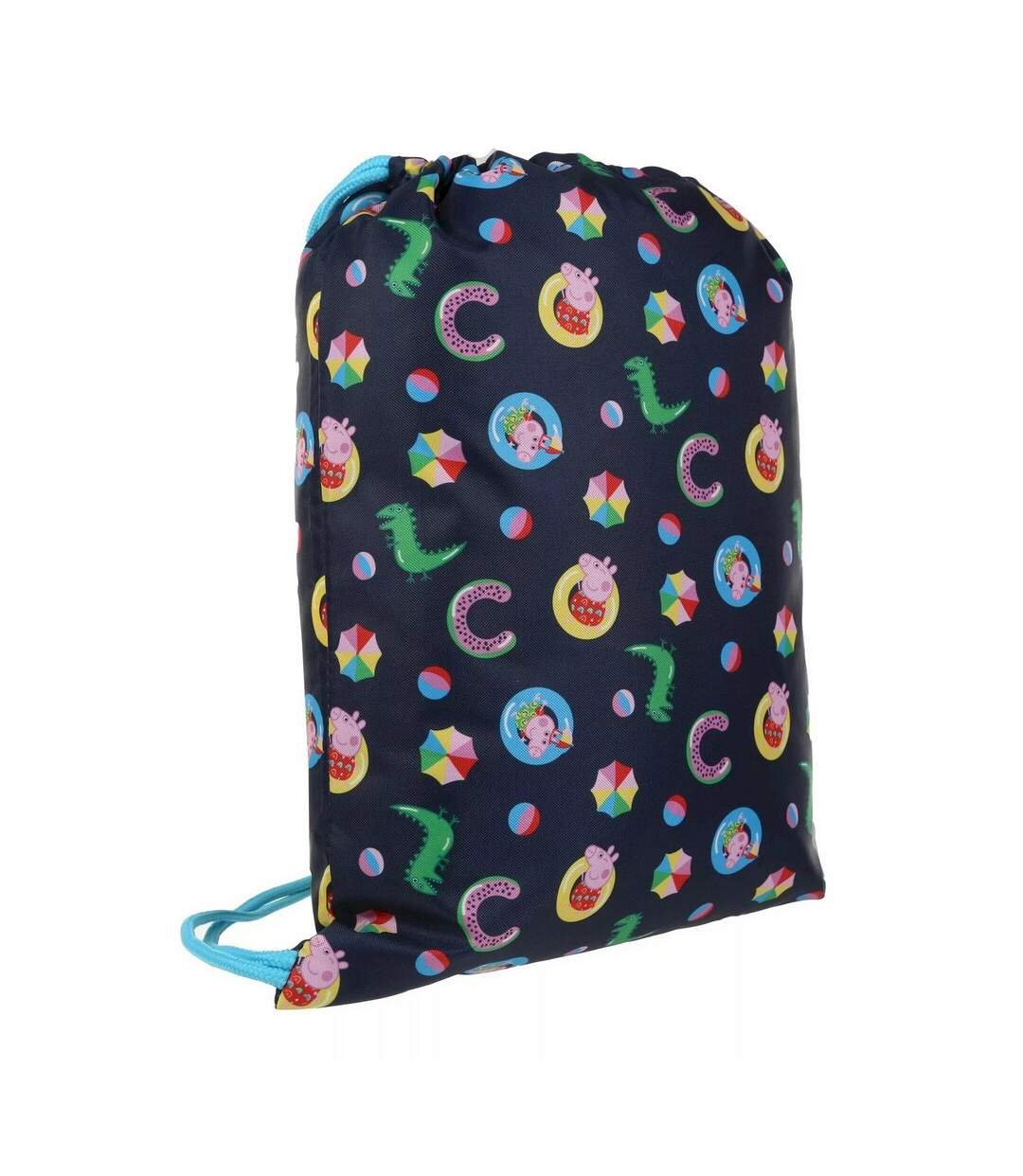 Childrens/kids Peppa Pig Drawstring Bag One Size Navy Regatta-4