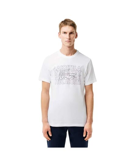 T-shirt Adulte Blanc Lacoste