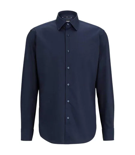 Chemise Manches Longues Joe Homme Bleu Foncé Boss