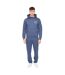 Mens Rayland Cotton Blend Hoodie Bleu Denim Duck And Cover-4