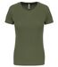 T-shirt sport - Running - Femme - PA439 - vert olive