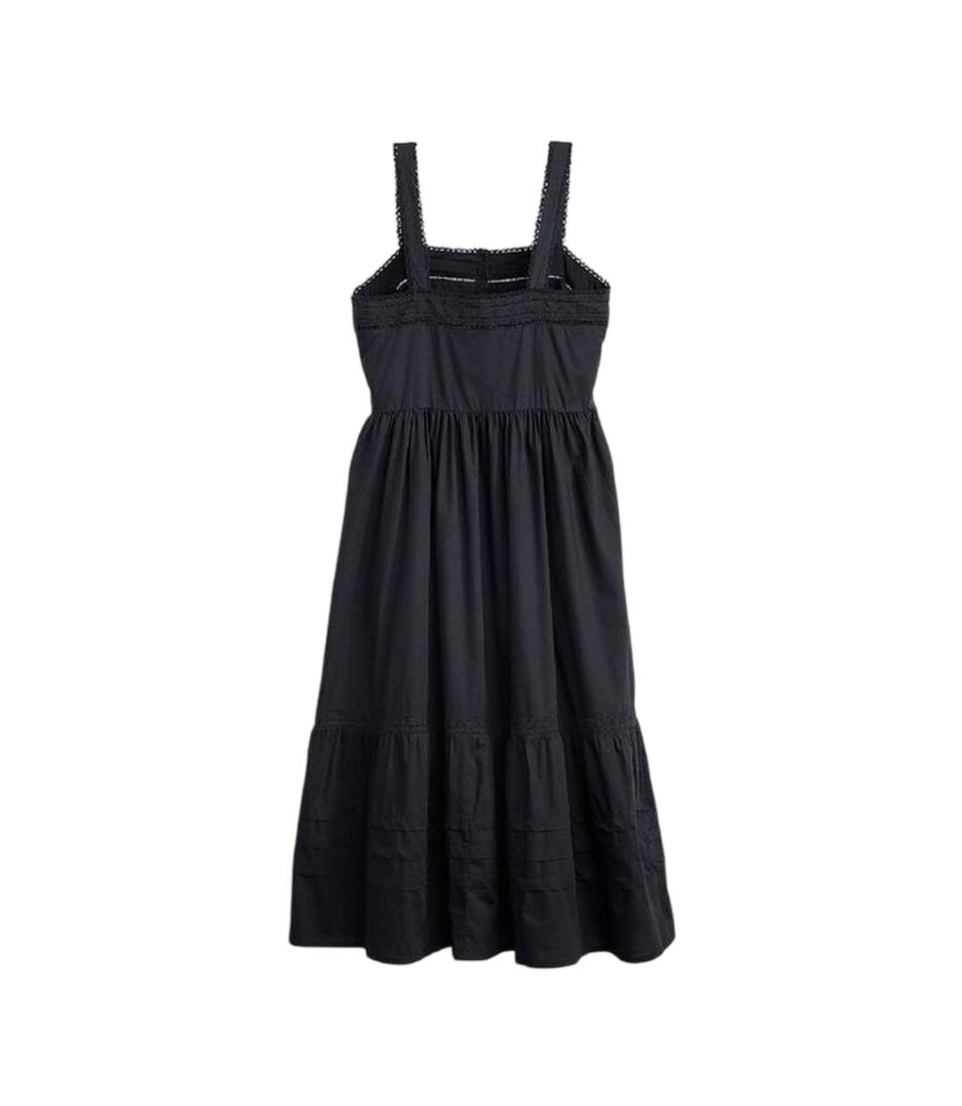 Robe Mi-longue Sans Manches Femme Noir Levis-3
