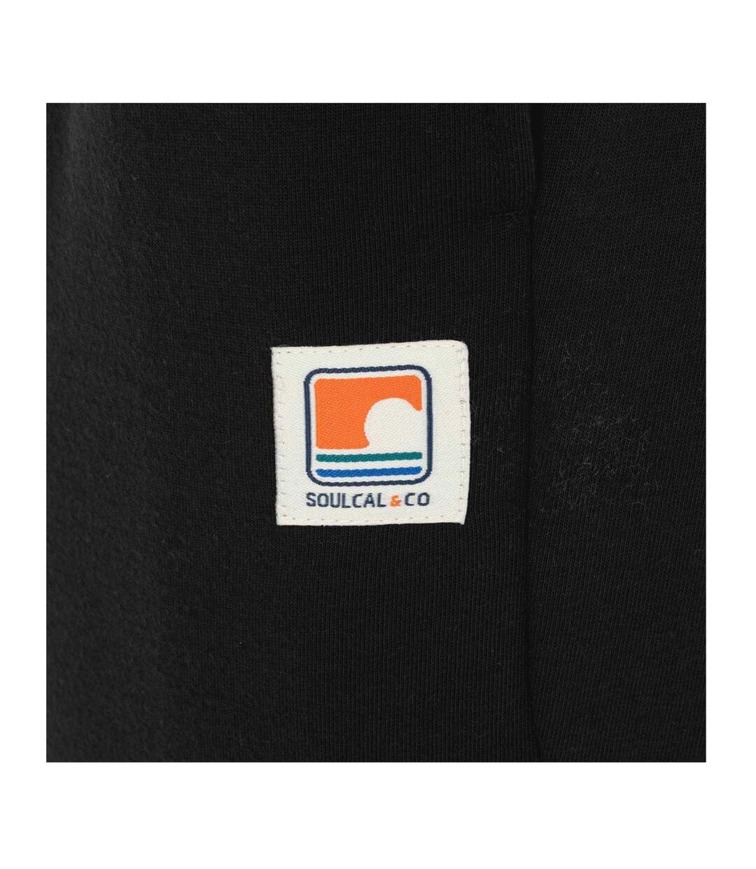 Pantalon De Jogging Motif/style Uni Femme Noir SoulCal-4