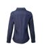 Womens/ladies Denim Jean Style Stitching Shirt Indigo Denim Premier-2