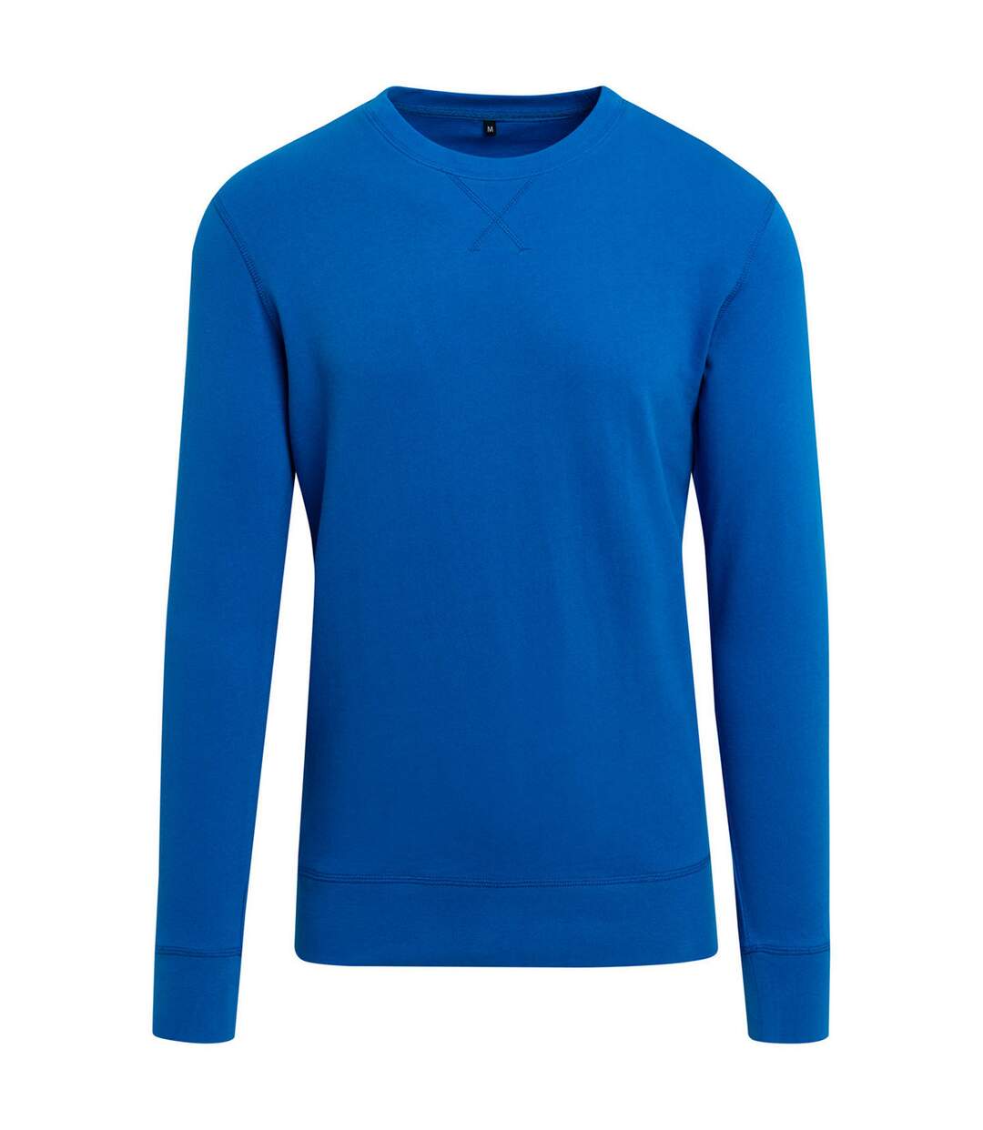 Sweat-shirt col ras-du-cou homme bleu cobalt Build Your Brand