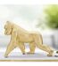 Statuette Design en Résine Gorille 29cm Or-5