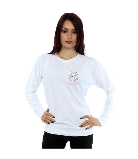 Disney - Sweat ARISTOCATS MARIE I'M A LADY BREAST PRINT - Femme (Blanc) - UTBI13353