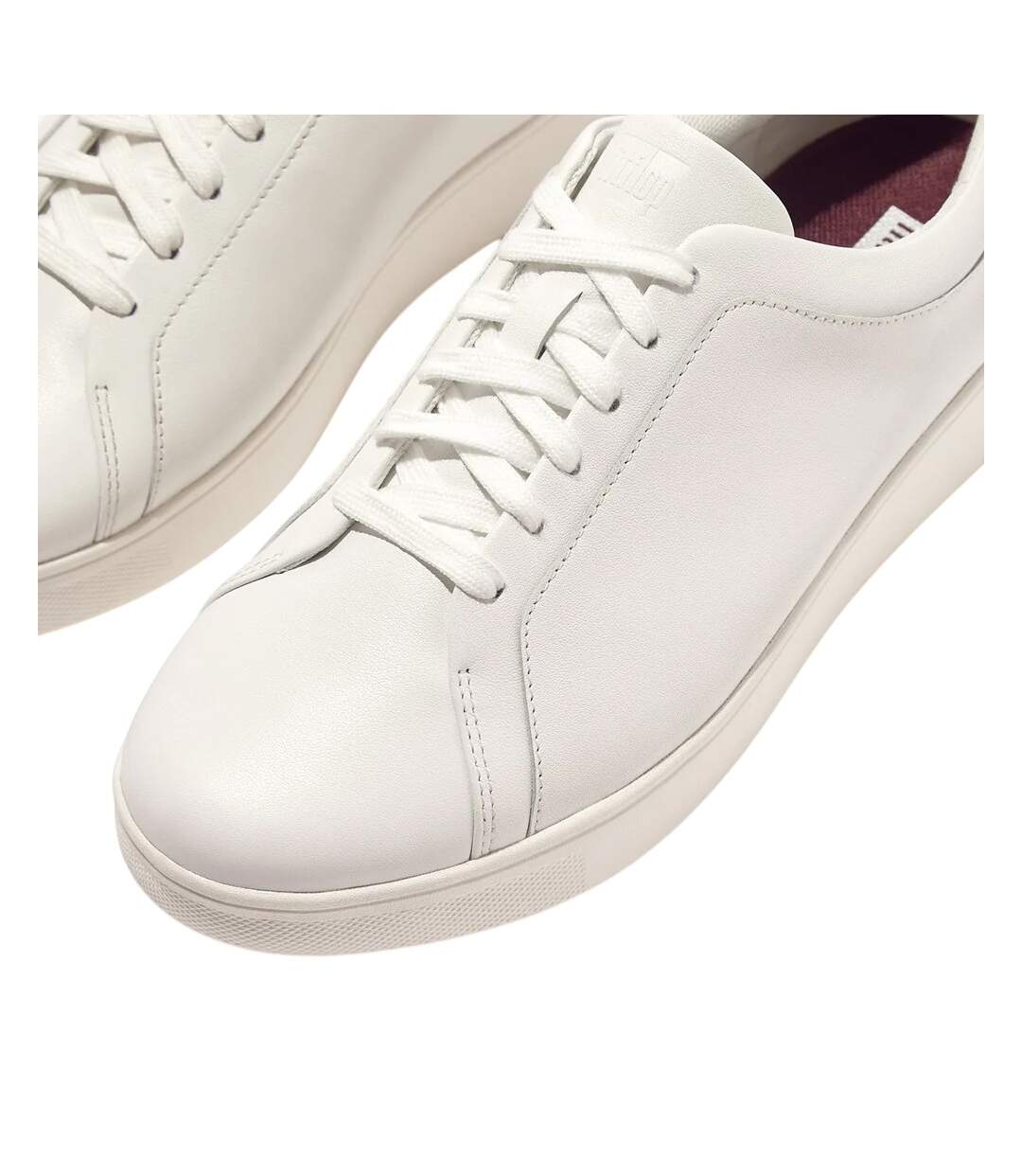 Baskets rally femme blanc / mauve / bordeaux FitFlop-4