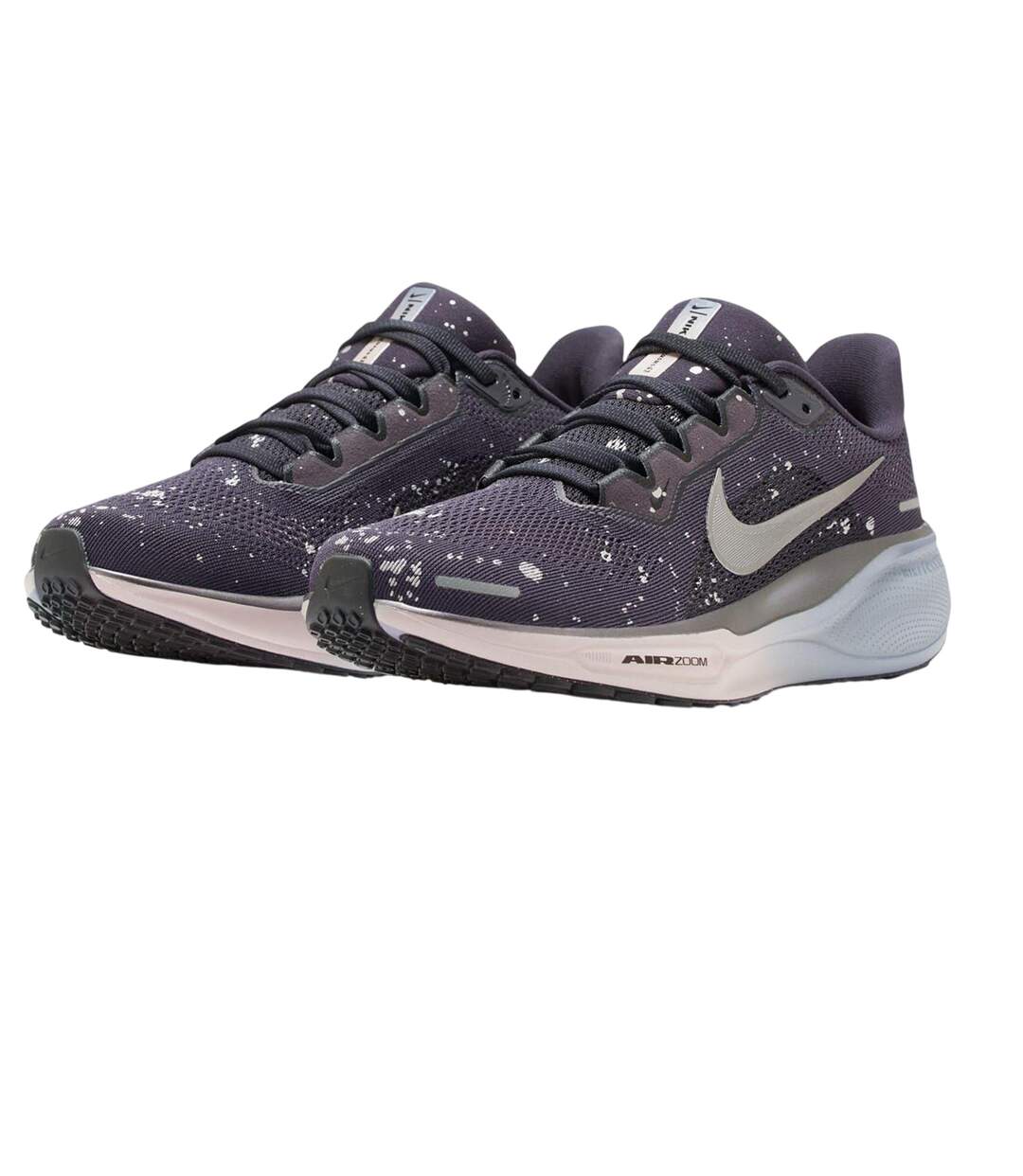 Baskets Femme Violet Argenté Métallisé Nike-4