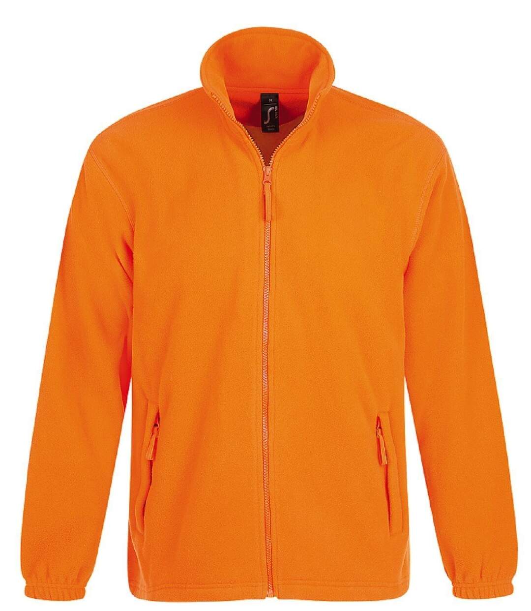 Veste polaire zip intégral - 55000 - orange fluo