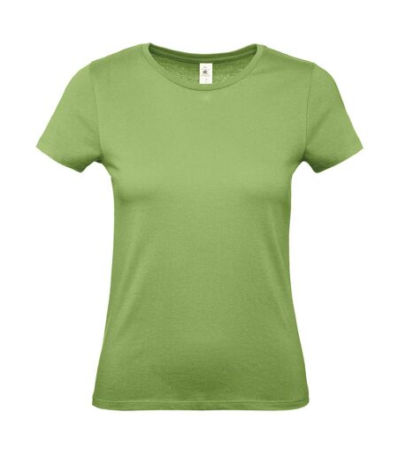 T-shirt #e150 femme vert pistache B&C