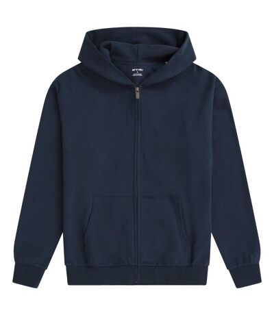 Mens icon logo full zip hoodie dark blue Animal