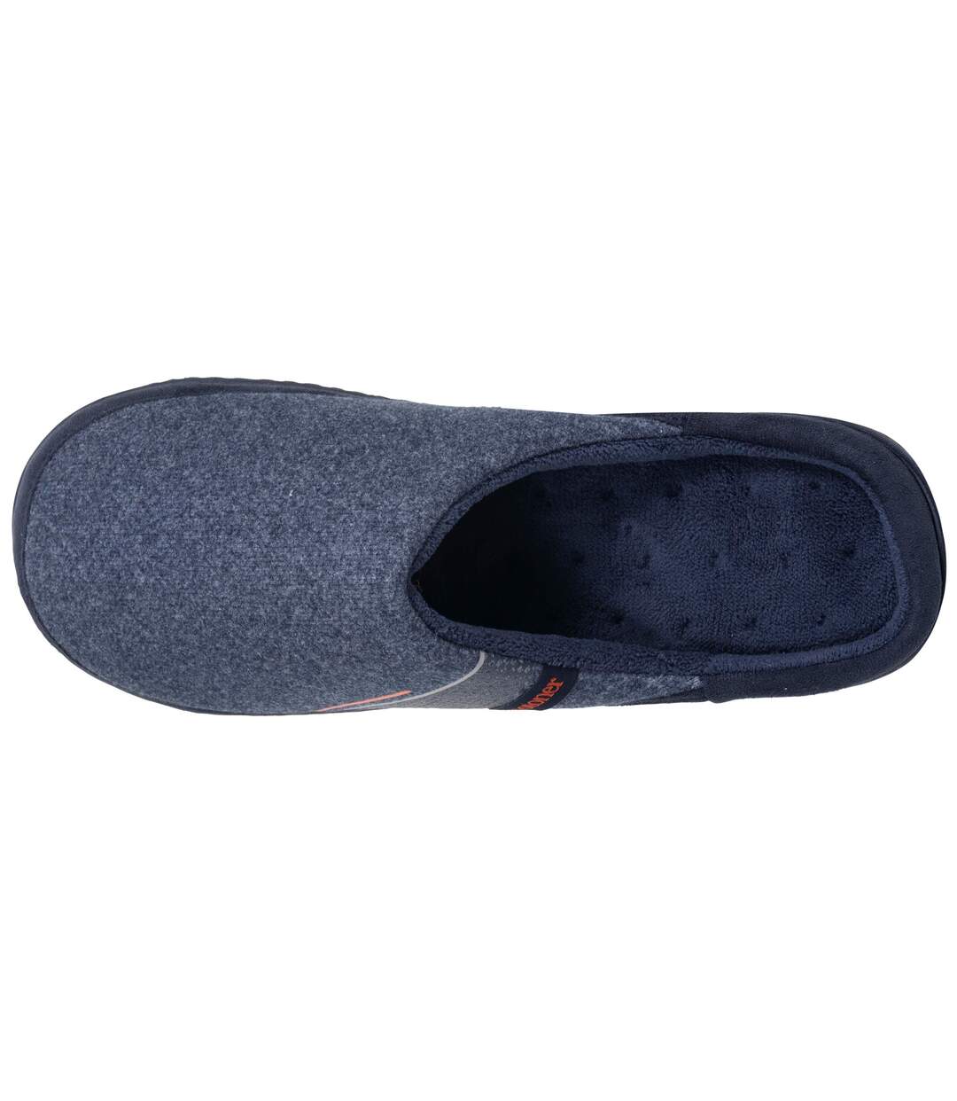 Isotoner Chaussons Mules homme suédine ultra doux, semelle ergonomique soutien plantaire, mousse à mémoire forme-2
