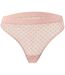 Womens/ladies Monogram Thong Pink Wolf-2