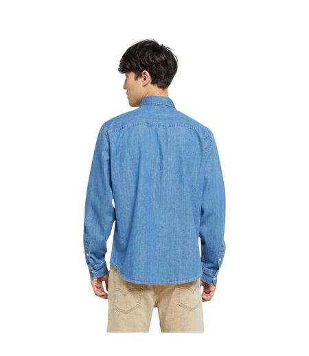 Mens Authentic Denim Button-down Shirt Blue Levis