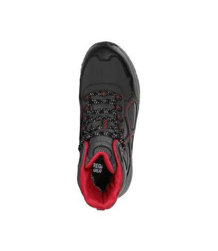 Bottines de marche lady vendeavour femme cendre / rose fluo Regatta