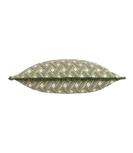 Alexa geometric cushion cover 30cm x 60cm olive Hoem