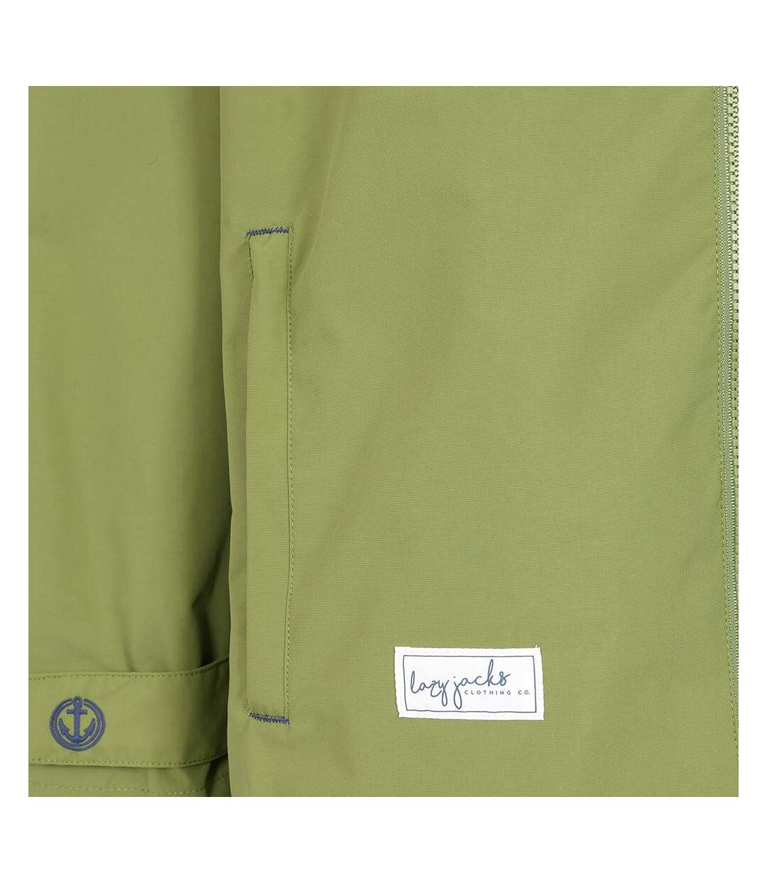 Veste Imperméable Femme Vert De Gris Lazy Jacks-3