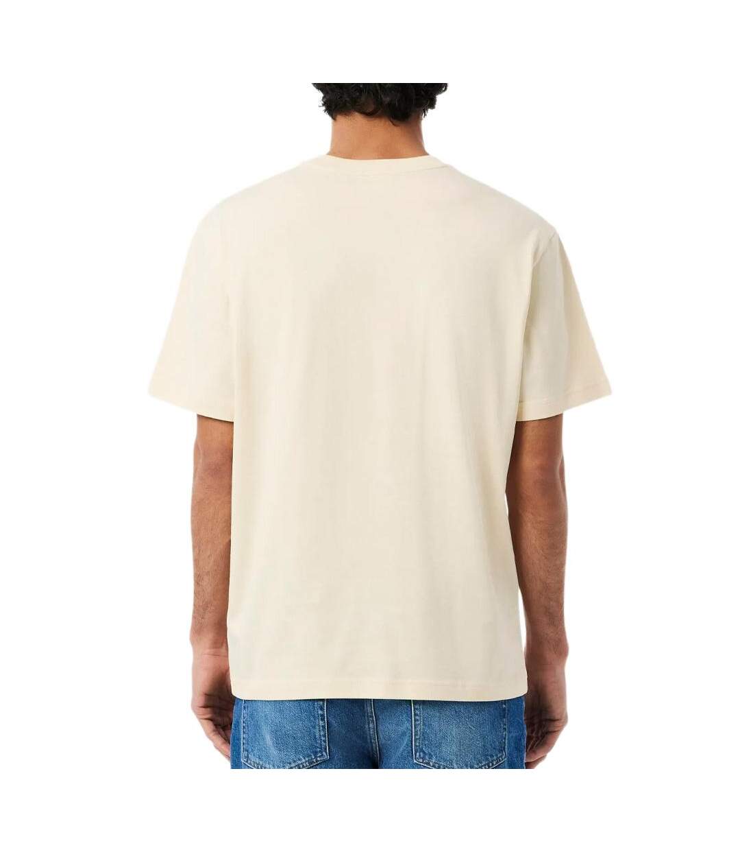 T-shirt écru homme lacoste th73181-2