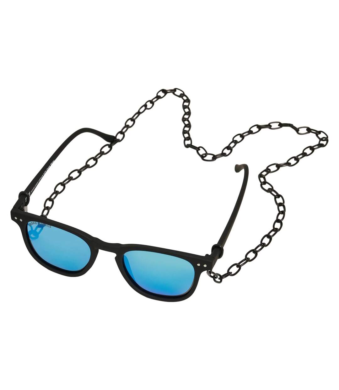 Lunettes De Soleil Avec Chaîne Arthur Adulte Taille Unique Noir Bleu Urban Classics-2
