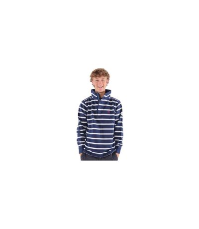 Sweat Motif/style Rayé Homme Bleu Mer Lazy Jacks