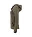 Womens/ladies Pemberton Lightweight Full Zip Hoodie Ivy Green Cutter & Buck-3