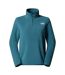 Womens/ladies Glacier Logo Quarter Zip Fleece Top Space The North Face-1