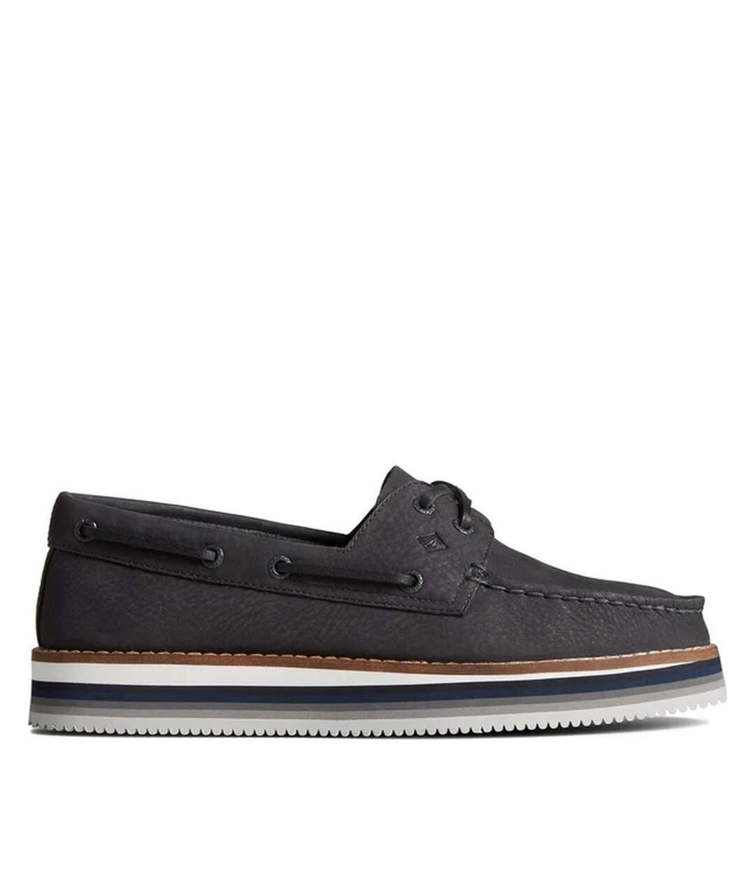 Chaussures Bateau Authentic Original Stacked Femme Noir Sperry-4