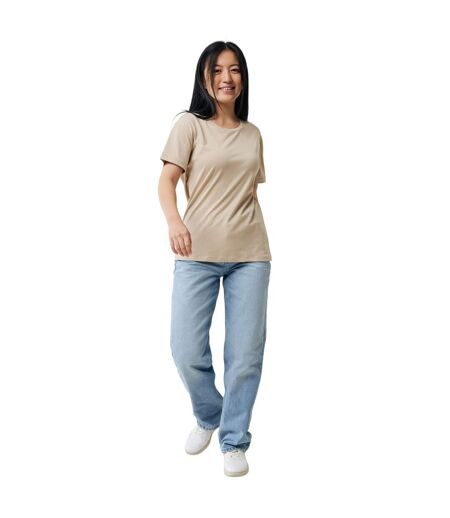 Womens/ladies yala recycled cotton lightweight t-shirt desert Iqoniq