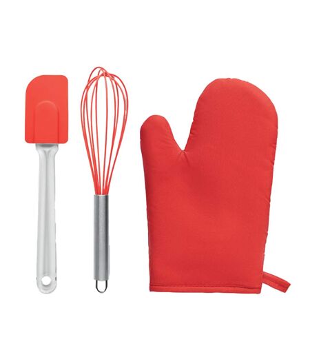 Dateki Baking Utensil Set One Size Red MidOcean
