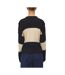 Pull Noir/Beige Femme Object Bright - L