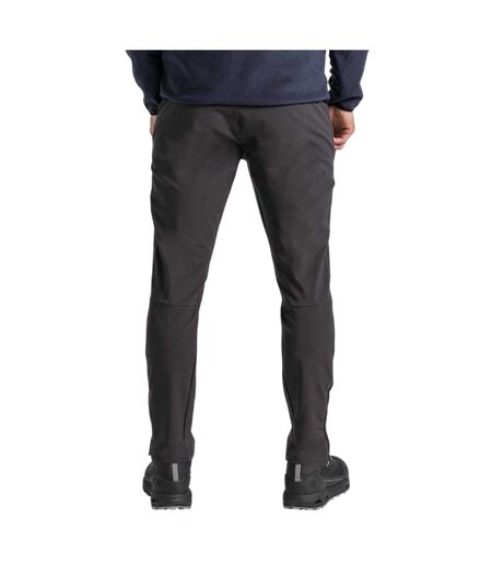 Pantalon Cintré Et Uni À Taille Mi-haute Expedition Homme Anthracite Craghoppers