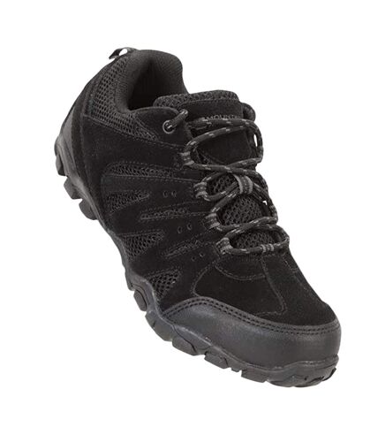 Mountain Warehouse Womens/Ladies Suede Outdoor Walking Shoes (Black) - UTMW168