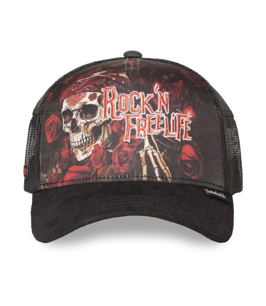 Casquette trucker avec filet bi-matière Loose Rock'n Free Life-2