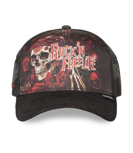 Casquette trucker avec filet bi-matière Loose Rock'n Free Life