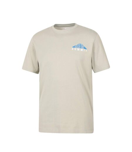 T-shirt Motif/style Graphique Reach The Summit Homme Gris Mountain Warehouse