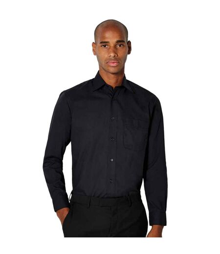 Chemise Manches Longues Commerce Homme Bleu Marine Foncé Kustom Kit