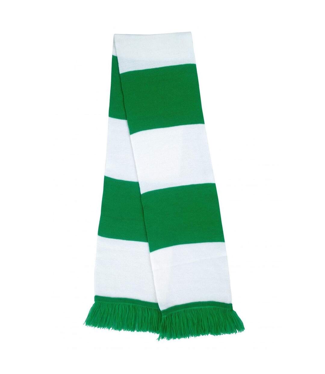 Echarpe Épaisse Thermique Tricotée Homme Taille Unique Blanc Vert Result-2