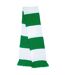 Echarpe Épaisse Thermique Tricotée Homme Taille Unique Blanc Vert Result-2