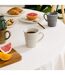 Lot de 6 Mugs à Café Joel 20cl Blanc-3