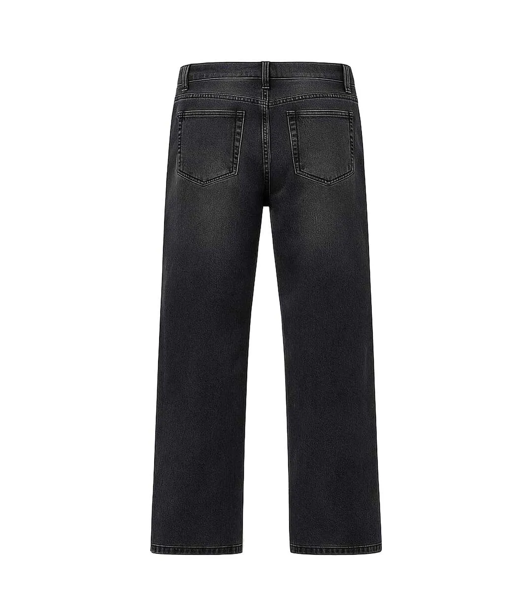 Mens Baggy Jeans Black Wash Firetrap-2