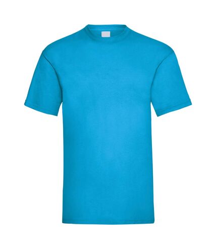 Mens Value Short Sleeve Casual T-Shirt (Cyan)